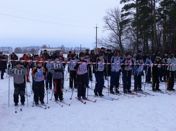 В Ядринском районе стартовала лыжная гонка «Лыжня России – 2009»